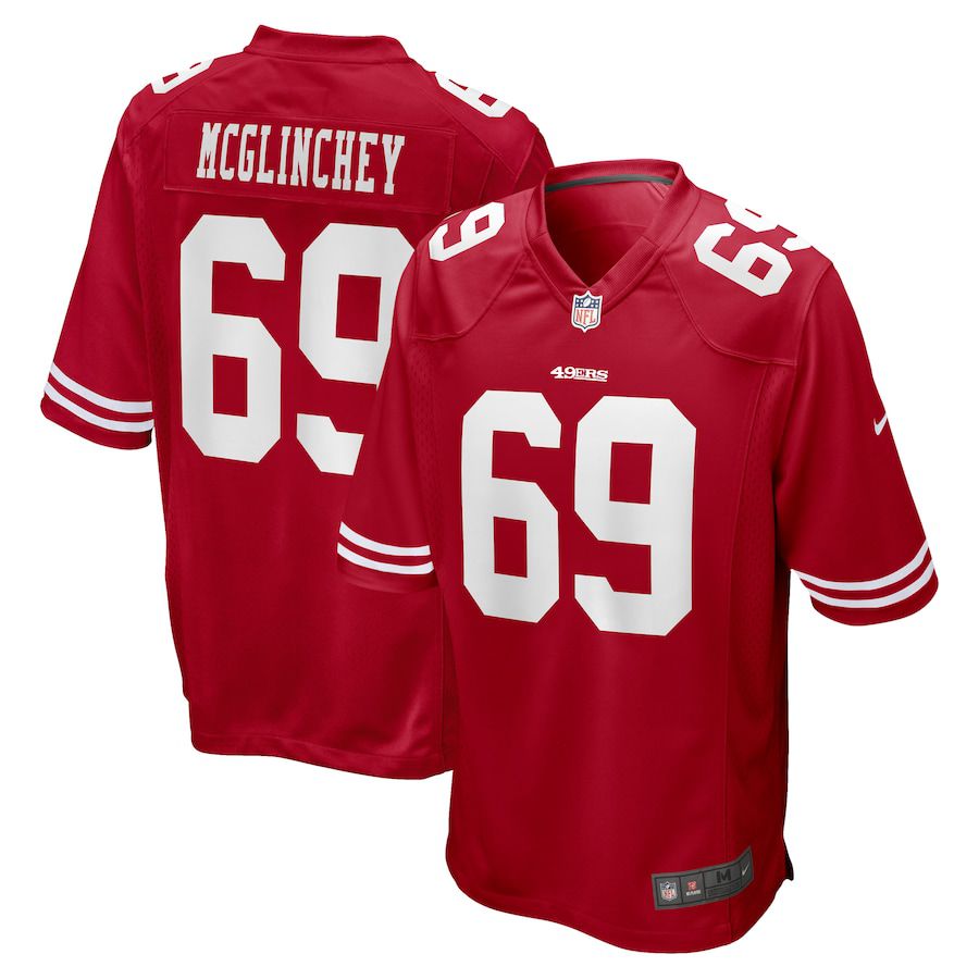Men San Francisco 49ers #69 Mike McGlinchey Nike Scarlet Game NFL Jersey->san francisco 49ers->NFL Jersey